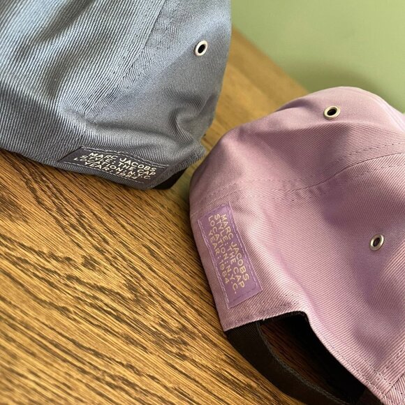 NEW! Marc Jacobs UNISEX MJ Logo Cap -Purple - Picture 8 of 8